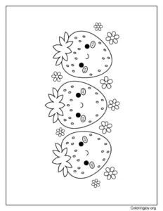 Strawberry Friends in Bloom