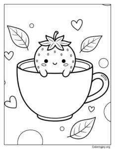Strawberry in a Teacup