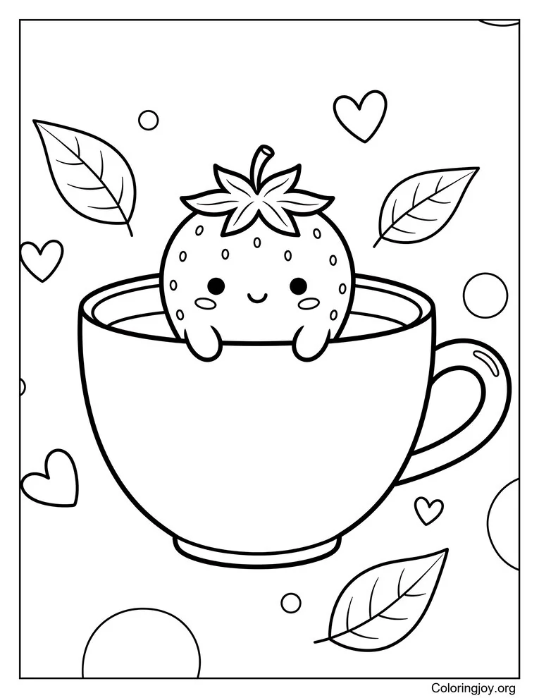 Strawberry in a Teacup