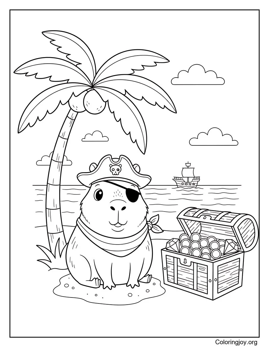 The Great Capybara Pirate Treasure Hunt