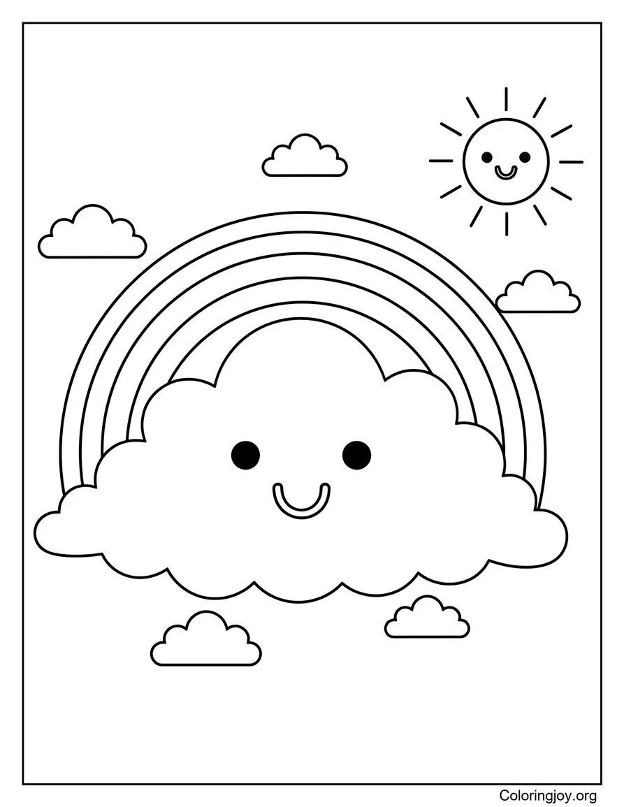 The Happy Rainbow Sky