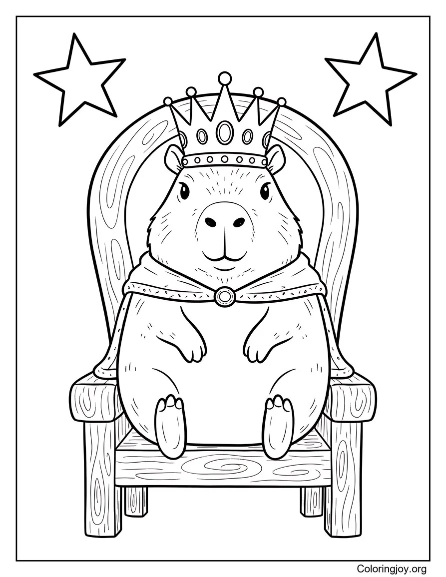 The Royal Capybara King