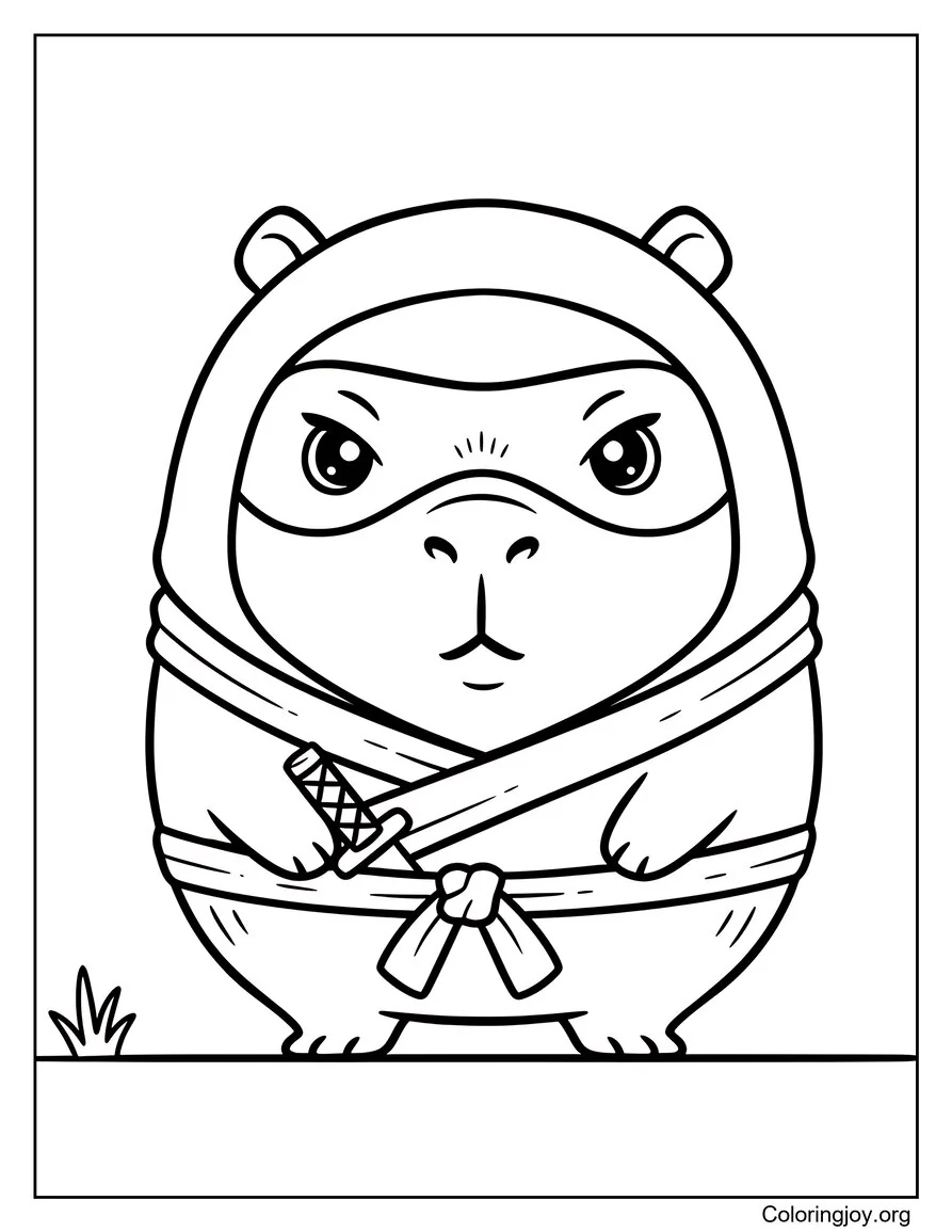 The Stealthy Capybara Ninja