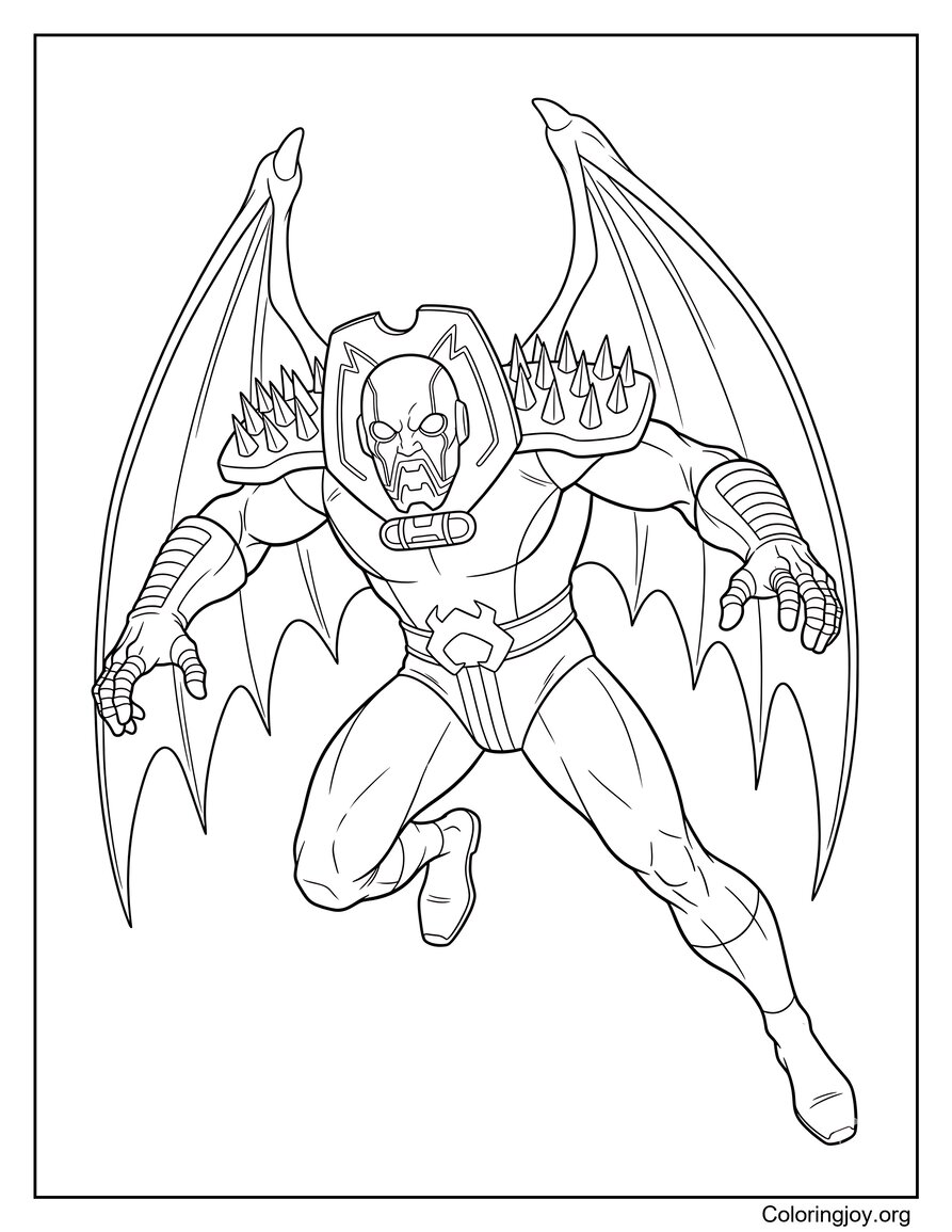 colorie ce coloriage d'Annihilus