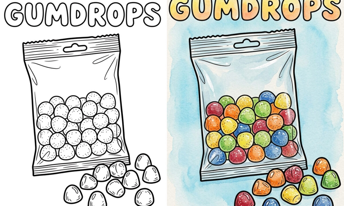 Gumdrops Coloring Pages