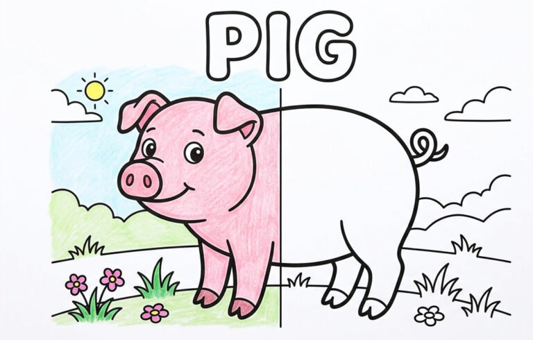 Pigs Coloring Pages