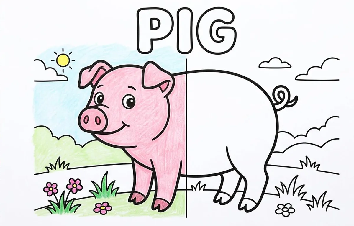 Coloriages de cochon (44 PDF gratuits imprimables)
