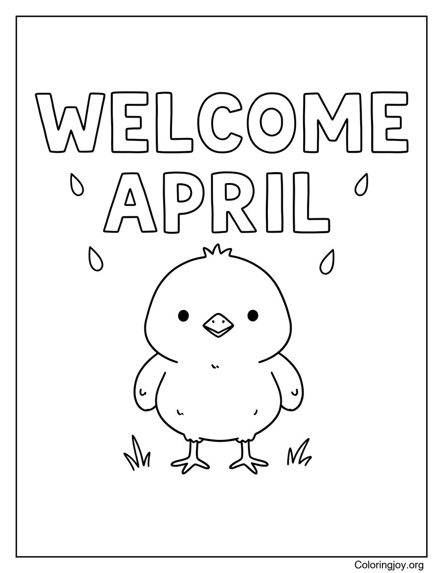 April Happy Little Chick