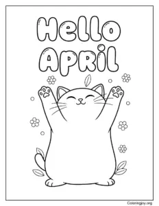 April Sweet Little Kitten