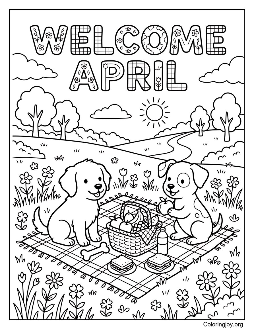 April Picnic with Friends