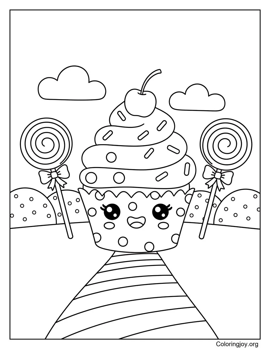 Cupcake Adventure in Candy Land