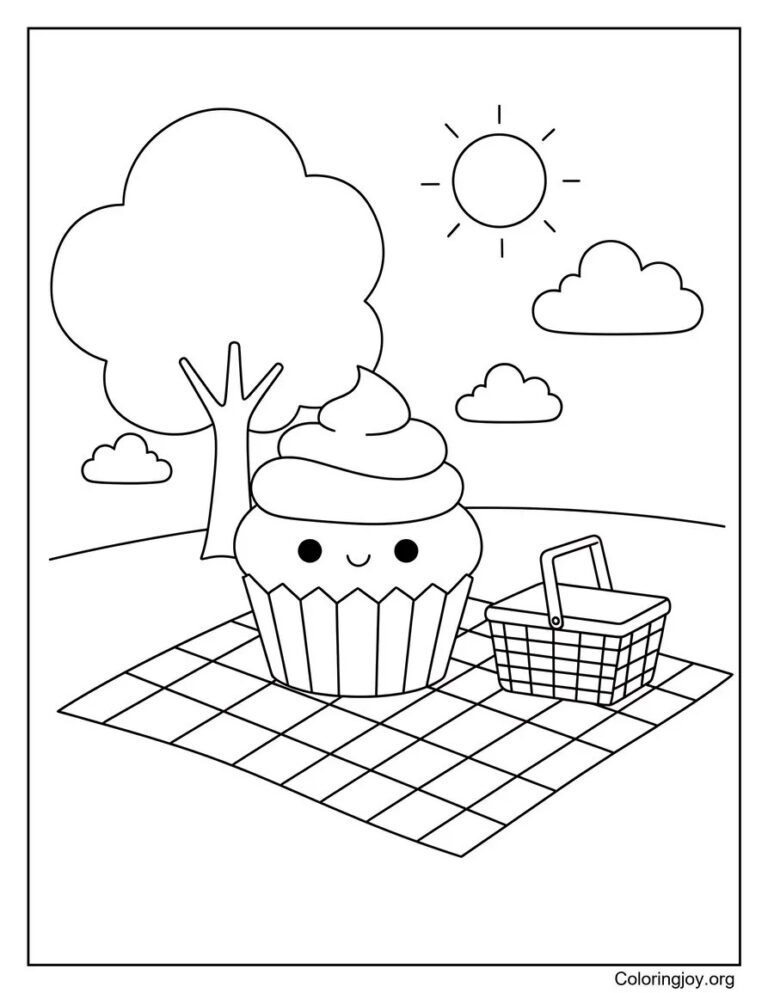 42 Cupcake Coloring Pages (Printable PDFs)