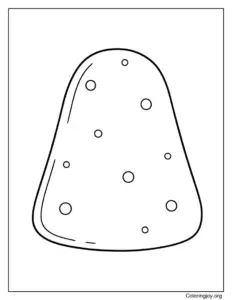 Free Pritnable Easy Gumdrop coloring page