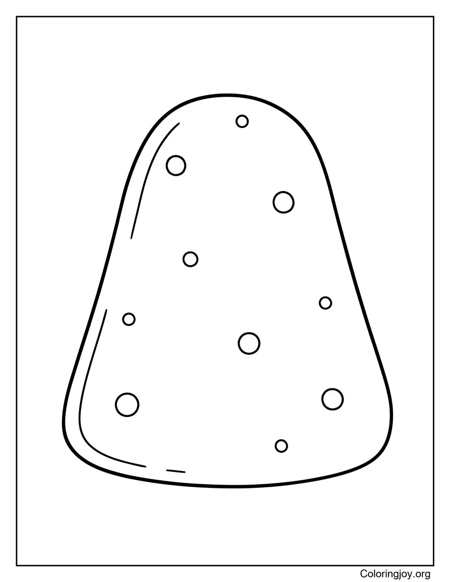 Free Pritnable Easy Gumdrop coloring page