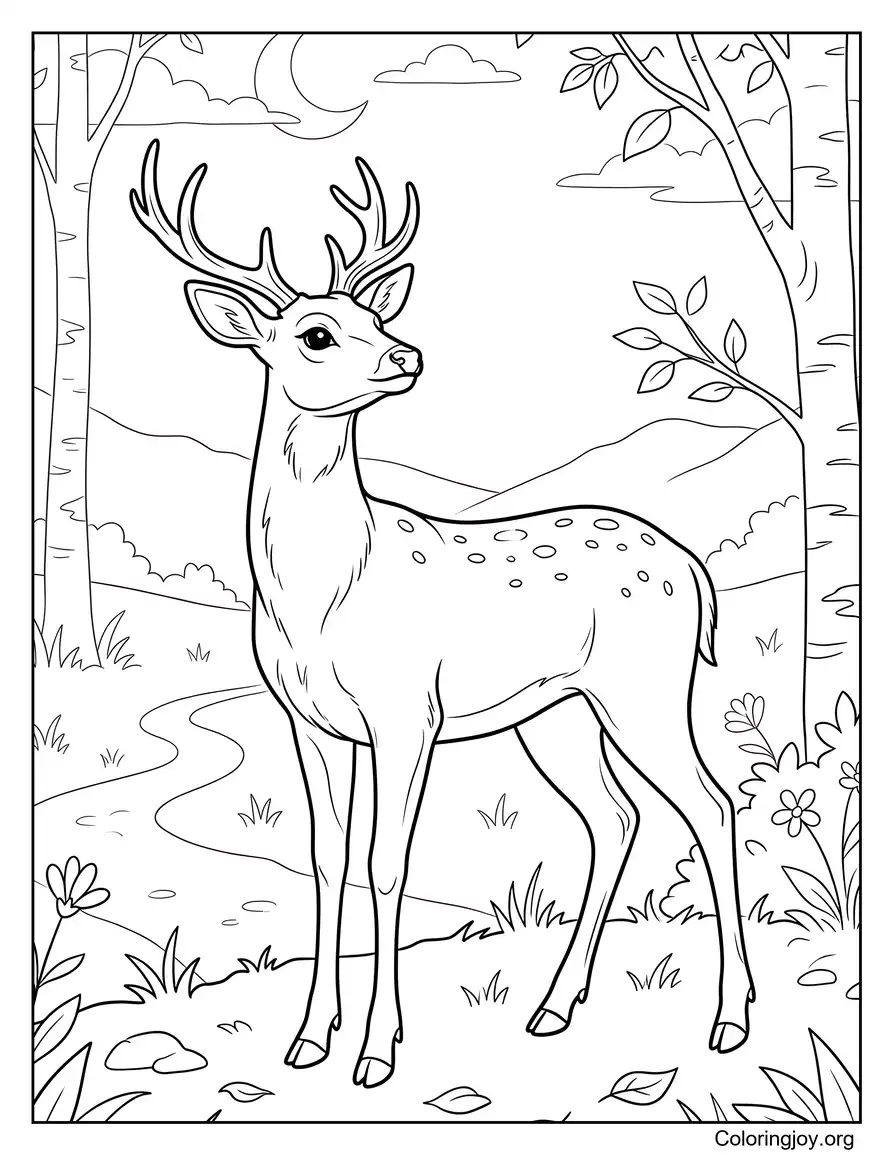 Elegant Deer Pose