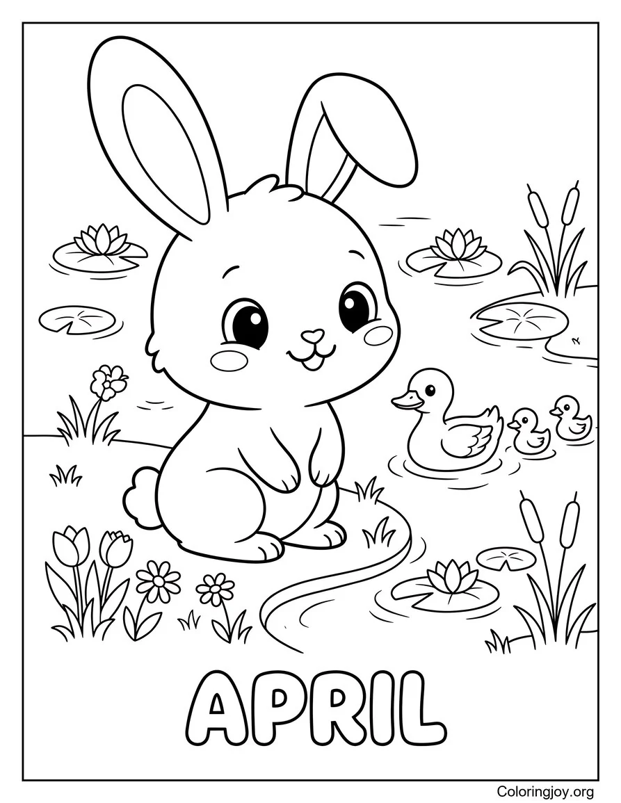 Día del Estanque de Conejitos y Patitos