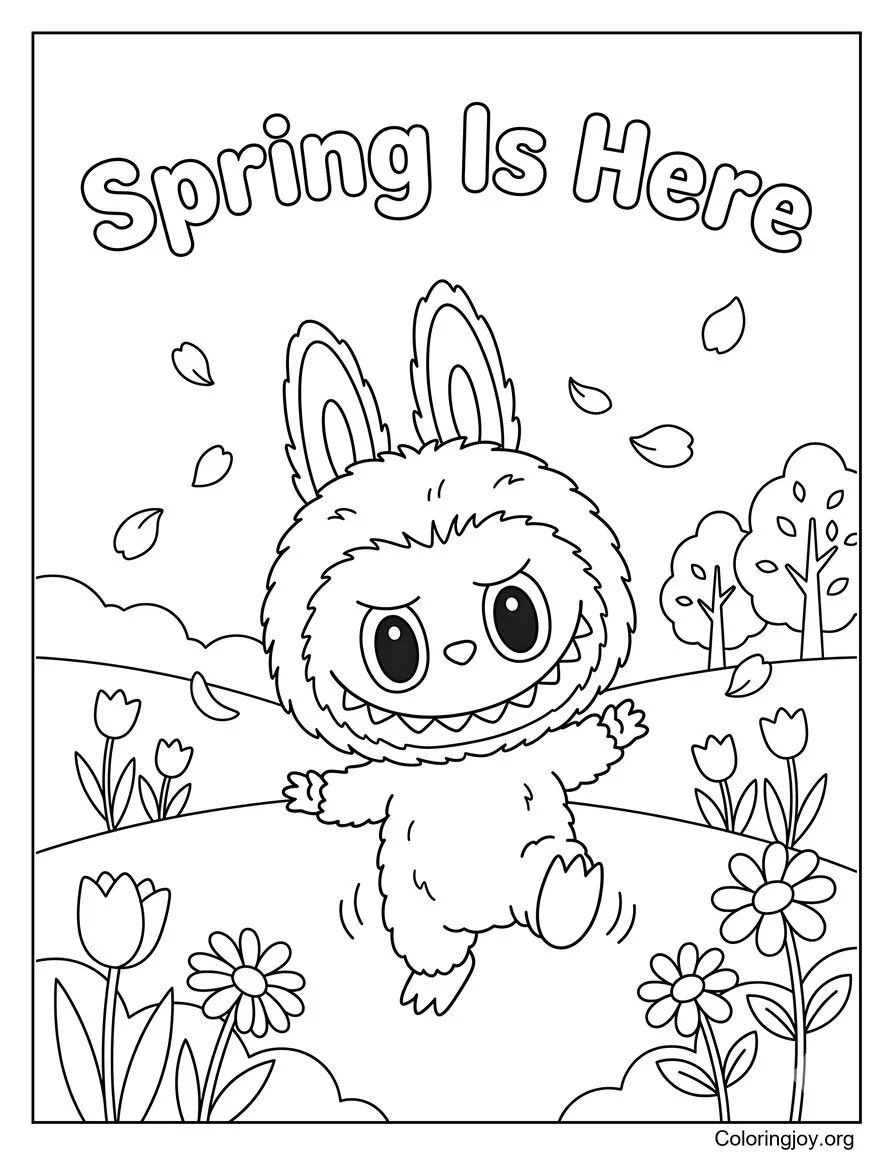 Labubu La primavera está aquí