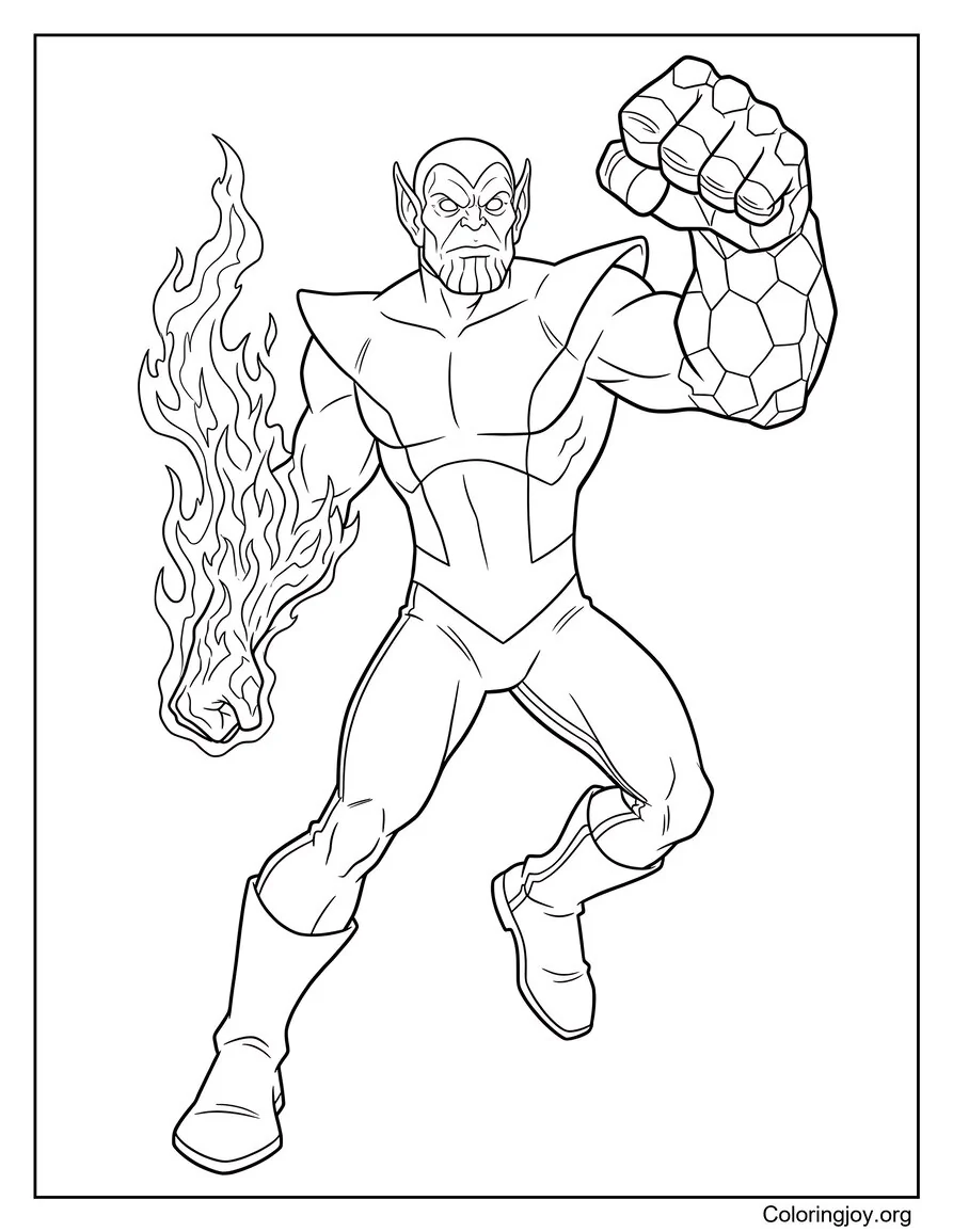 Súper Skrull Los Cuatro Fantásticos