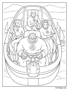 Fantastic Four In Space Adventure