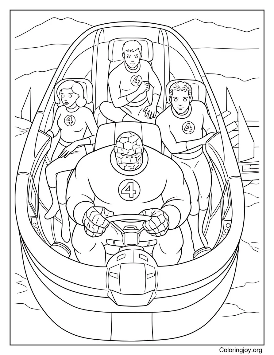 Fantastic Four In Space Adventure