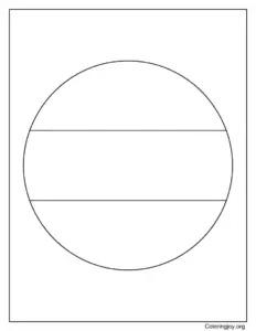Gabon Circle Coloring Page Coloring Page