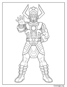 Galactus Coloring Page