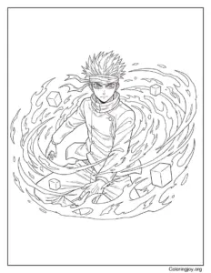 Gojo Satoru Surrounded by Cursed Energy