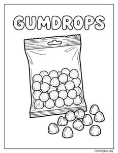 Gumdrops In Packet coloring picture