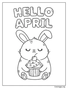 Bunny Cupcake April Treat