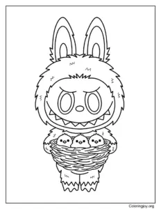 Labubu With Baby Chicks