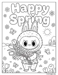Labubu Happy Spring Day
