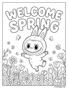 Labubu Welcome Spring