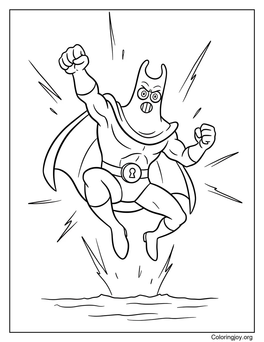 Man Ray coloring sheet