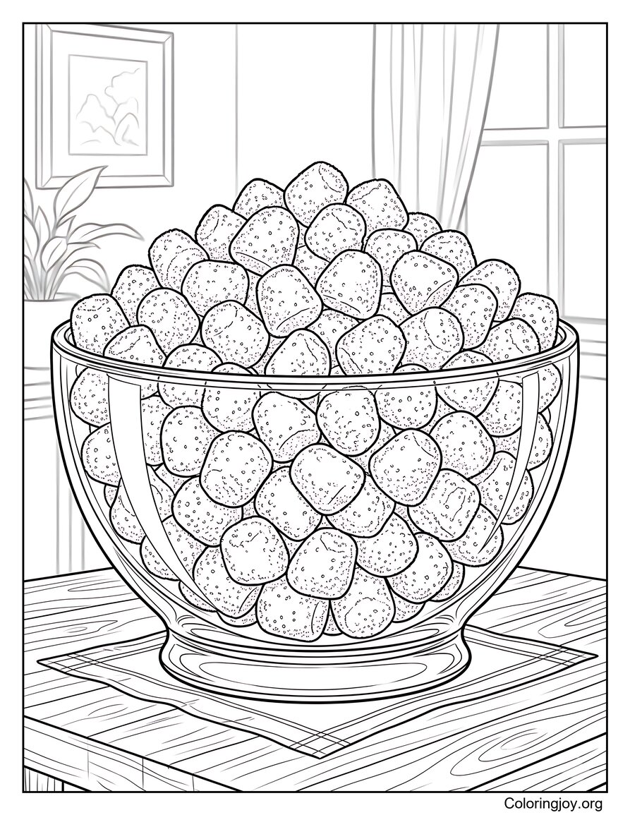 Free Printable Gumdrops Coloring Pages