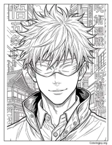 Realistic Portrait Of Gojo Satoru