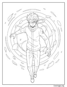 Satoru Gojo Infinity Eyes Action Scene