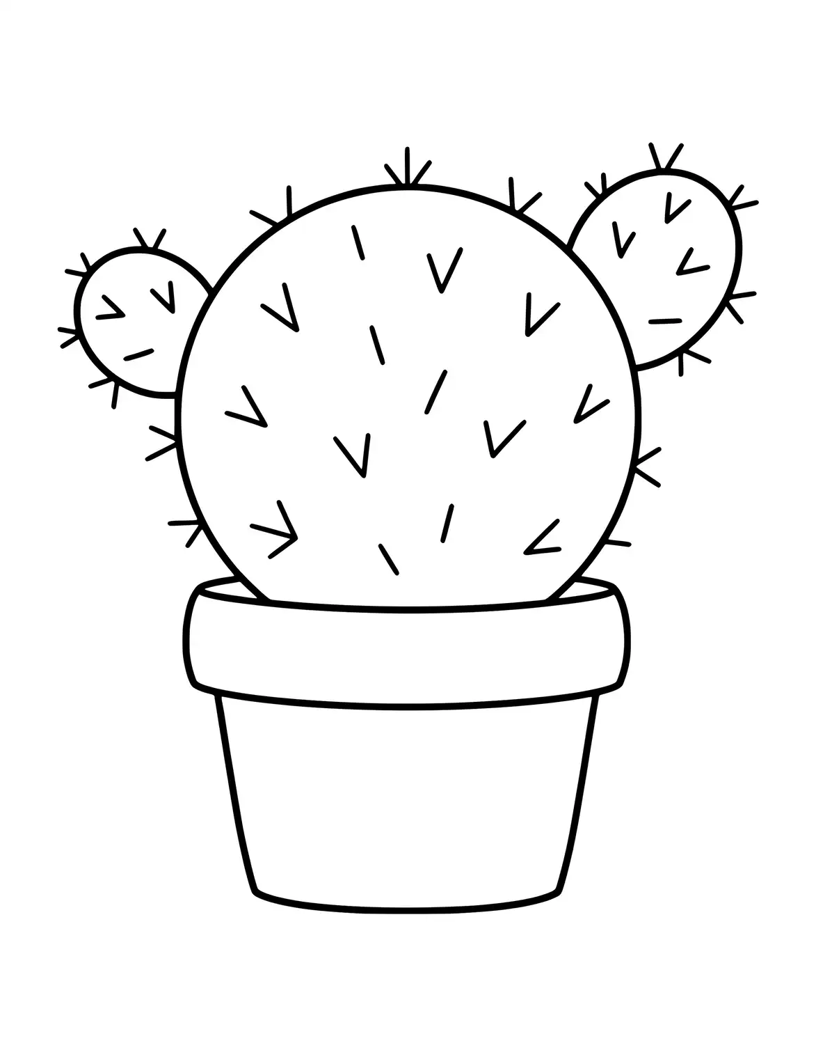 Cute cactus with big friendly eyes.