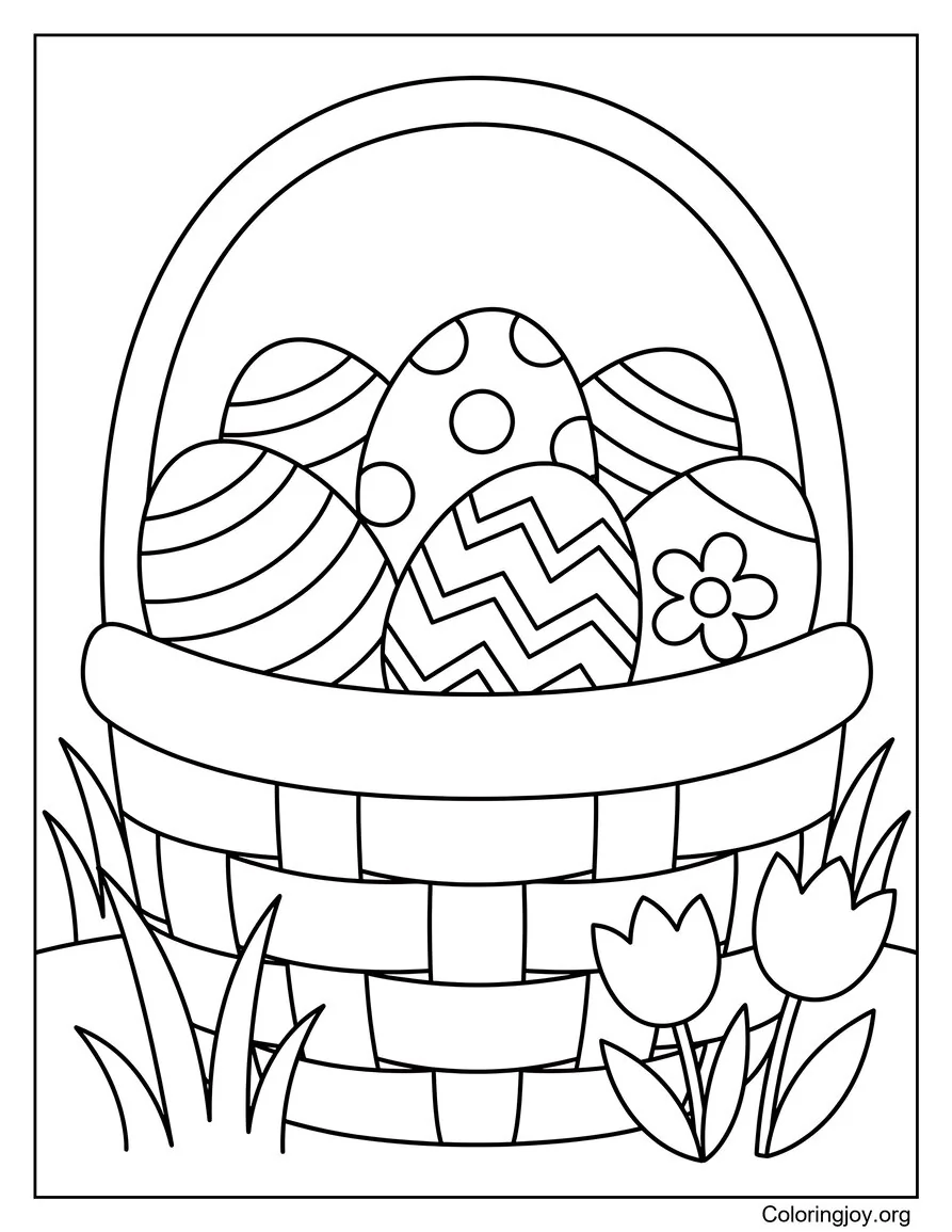 Simple Easter Basket for Kids