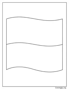 Simple Monaco Flag To Color