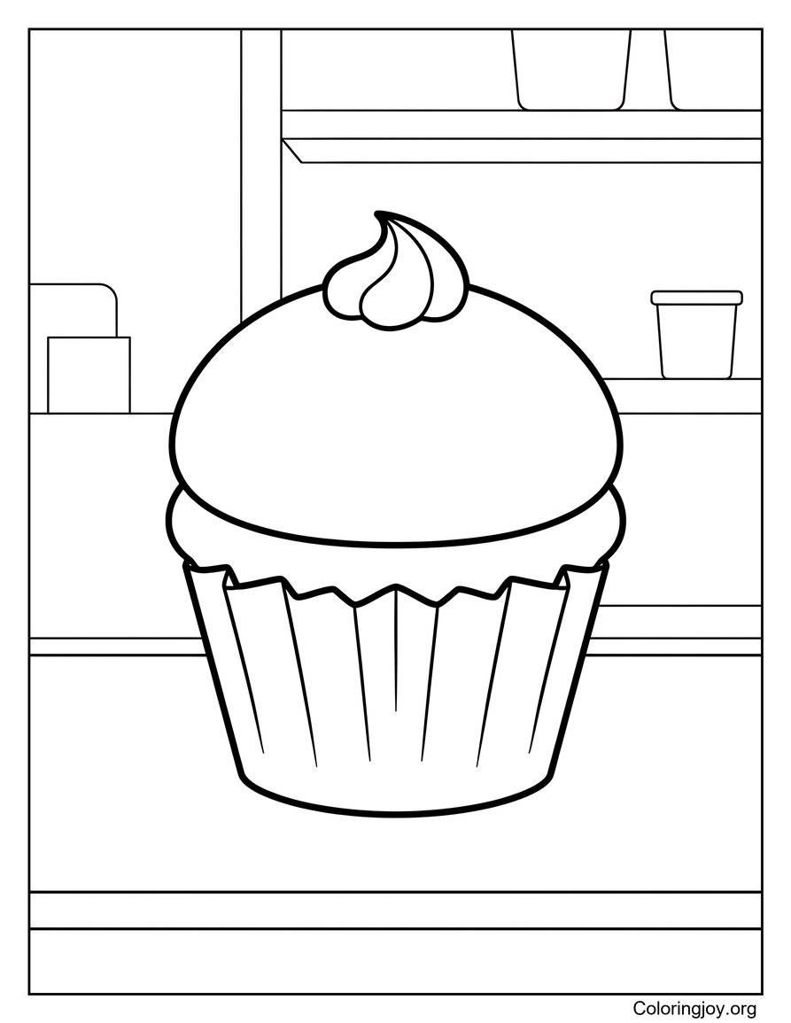 Single Bakery Cupcake With Frosting