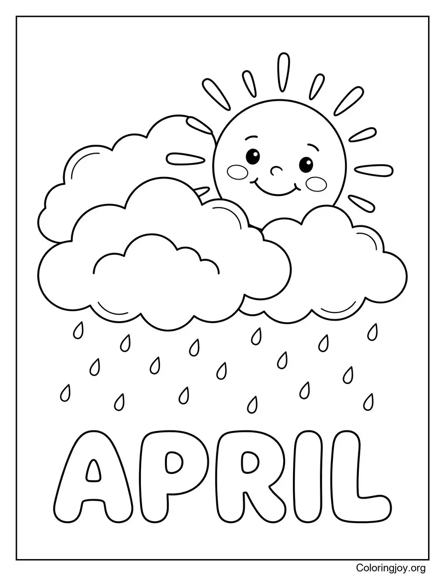 Smiling Sun April Sky