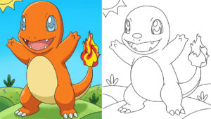 Charmander Pokemon Coloring Pages (16 Free Printable PDFs)