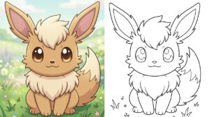 Eevee Coloring Pages (26 Free Printable PDFs)