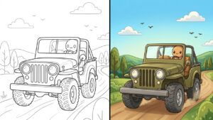 Jeep Coloring Pages (26 Free Printables)
