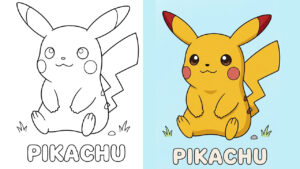Pikachu Coloring Pages (22 Free Printable PDFs)