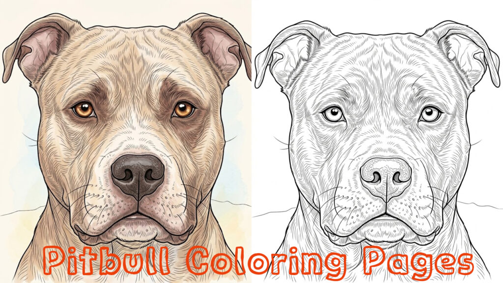 Pitbull Coloring Pages