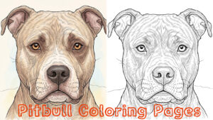 Pitbull Coloring Pages