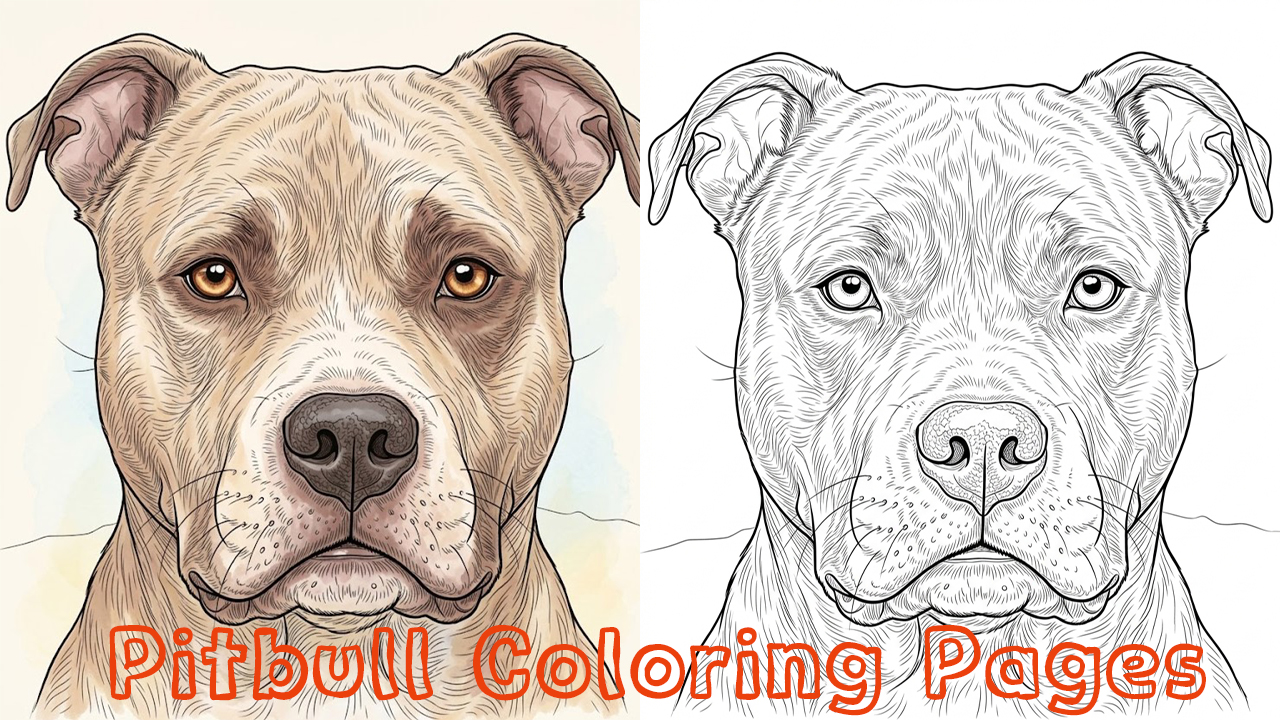 Pitbull Coloring Pages