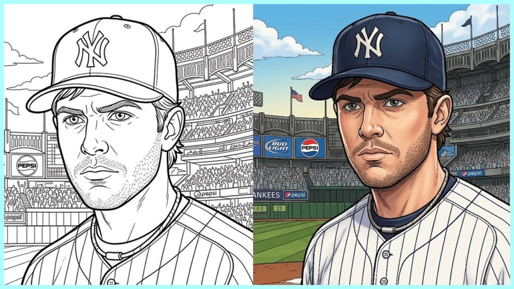 Yankees Coloring Pages (25 Free Printable PDFs)