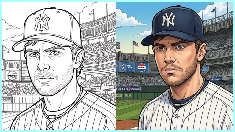 Free Yankees Coloring Pages